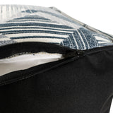Prisma Navy Square Pouf