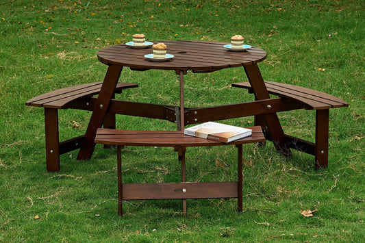 NOVIA 6 Seaters Outdoor Round Set
