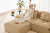 CORDELIA 153" 4-Seater Sofa with 1 Ottoman