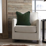 24 in. x 24 in. Pillow Barbet Forest - Down Insert