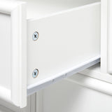White 7 Drawer Dresser For Bedroom, Modern Chest of Drawers