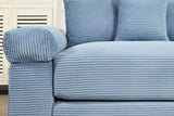 DESEO 92" Loveseat with 1 Ottoman