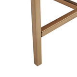 Modern Accent Cabinet Contemporary Chest, Gold Base *