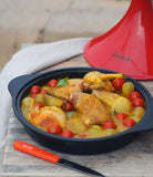 Chasseur Enameled Cast Iron Tajine with Ceramic Lid 12