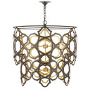 Mauresque Medium Bronze & Gold Chandelier