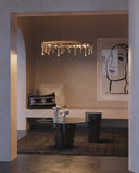 Liquid Gold Chandelier