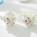Gracie Liz's Rose Garden Sugar & Creamer Set