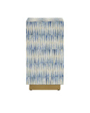 Nadene Blue & White Accent Table