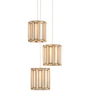 Daze 3-Light Round Multi-Drop Pendant