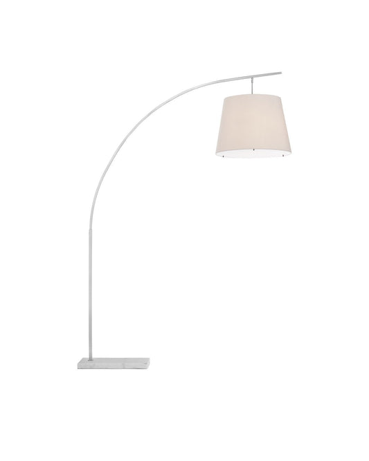 Cloister Large Nickel Floor Lamp
