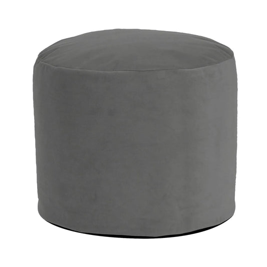 Tall Pouf Bella Pewter