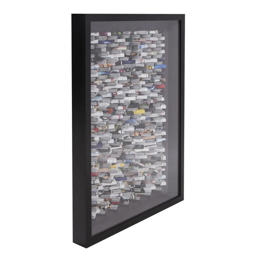 In the News Recycled Wall Art
