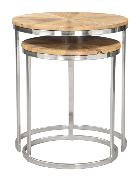 Bari Nesting Table Set (2-Piece) Natural