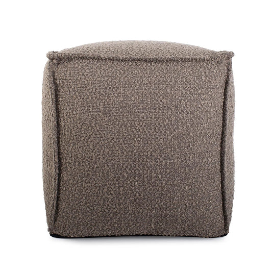 Square Pouf Barbet Chocolate