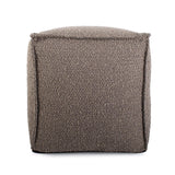 Square Pouf Barbet Chocolate
