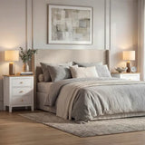 Wholesale 3 Drawer Nightstand with Solid Wood Knobs