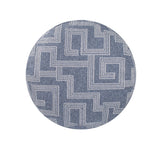 Short Indoor/Outdoor Pouf Syros Denim