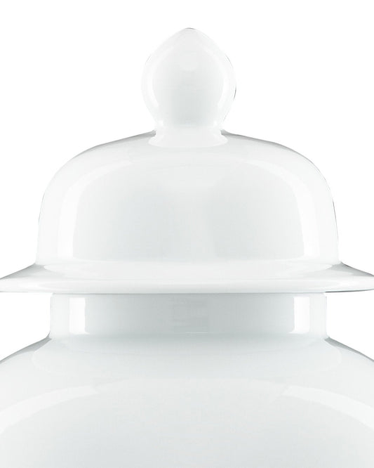 Imperial White Ginger Jar