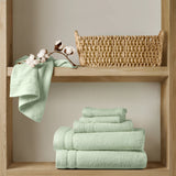 400GSM Plush Terry Quick Dry 100% Cotton Towel Set, Seafoam