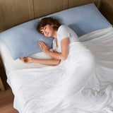 Cooling Full Body Memory Pillow, Blue