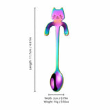 Cute Cat Hanging Stainless Steel Coffee Spoon