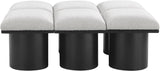 Pavilion - 6 Piece Modular Bench With Black Base
