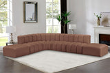 Arc - Faux Leather 7 Piece Corner Modular Sofa