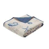 Wholesale Oversized Coastal Quilted Throw Blanket