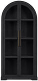 Corva - Solid Wood, Oak Veneer And Stainless Steel Storage Cabinet