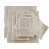 Antibacterial Spa-Like 8-Piece Bathroom Towel Set, Beige