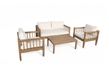 MORVA 51" 4-Piece Patio Furniture Set