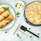 12-Inch Electric Crepe Maker & Griddle with Spreader
