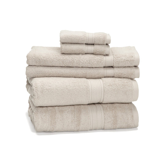 800 GSM 6-Piece Long Staple Combed Cotton Towel Set