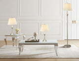 Griffin 3-piece Floor and Table Lamp Set Brushed Nickel