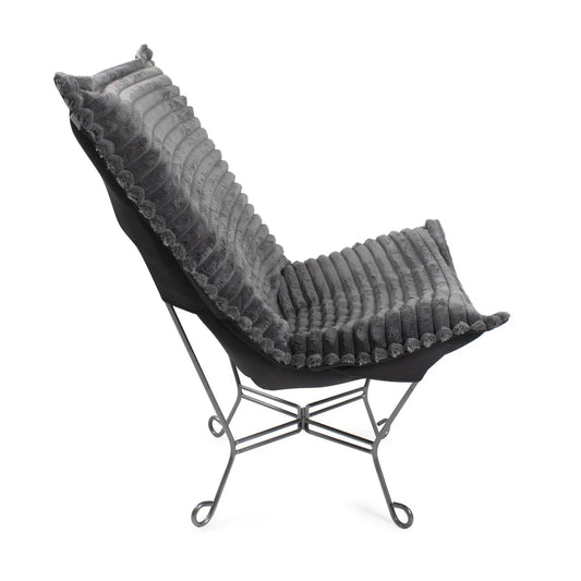 Puff Chair Shar Pei Charcoal/Black