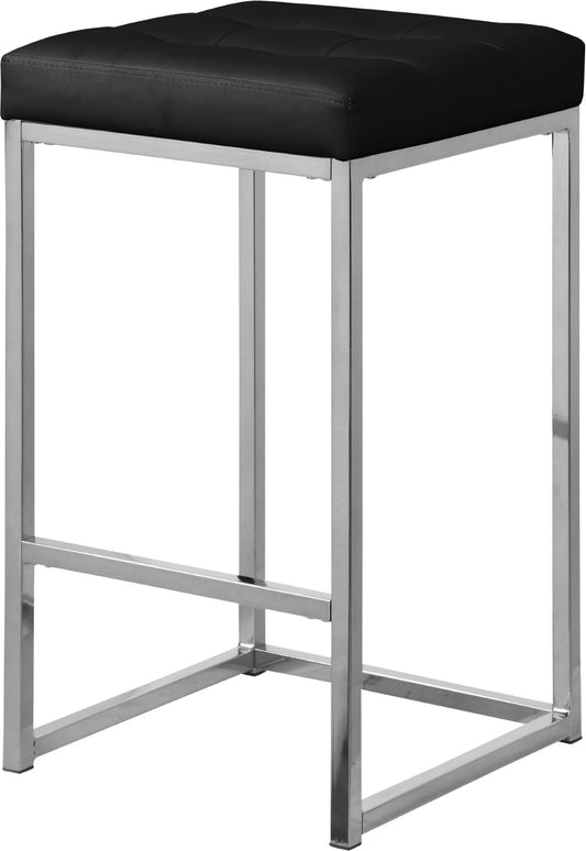 Nicola Contemporary Counter Stool Set of 2 - Stylish Armless Design with Durable Upholstery