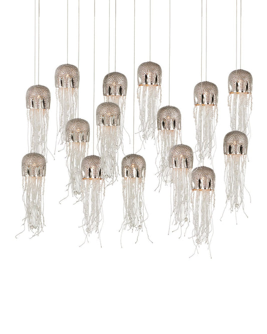 Medusa 15-Light Linear Multi-Drop Pendant
