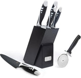 Moss & Stone 7-Piece Kitchen Knife Set with Block
