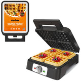 4-Slice Waffle Maker with Adjustable Temperature Control