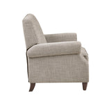 Push Back Recliner Lounge Chair, Sand *
