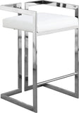 Ezra Contemporary Counter Stool Set of 2 - Stylish Seating for Home Bar or Kitchen with Comfort