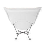 Patio Scroll Puff Chair Titanium- Alicante Blush