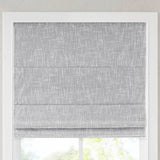 Total Blackout Cordless Roman Shade Light Grey