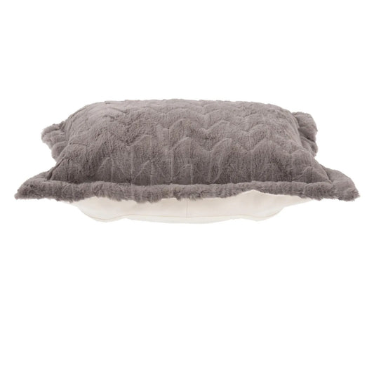 Puff Ottoman Cover Angora Stone -Cover Only