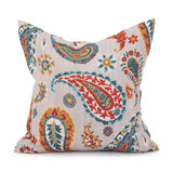20 x 20 Pillow Boteh Turquoise - Down Insert