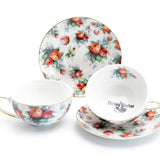 Poison Potion Floral 8oz Porcelain Tea Cup Set