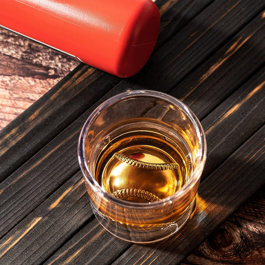The Wine Savant Baseball Whiskey Glass - 12oz