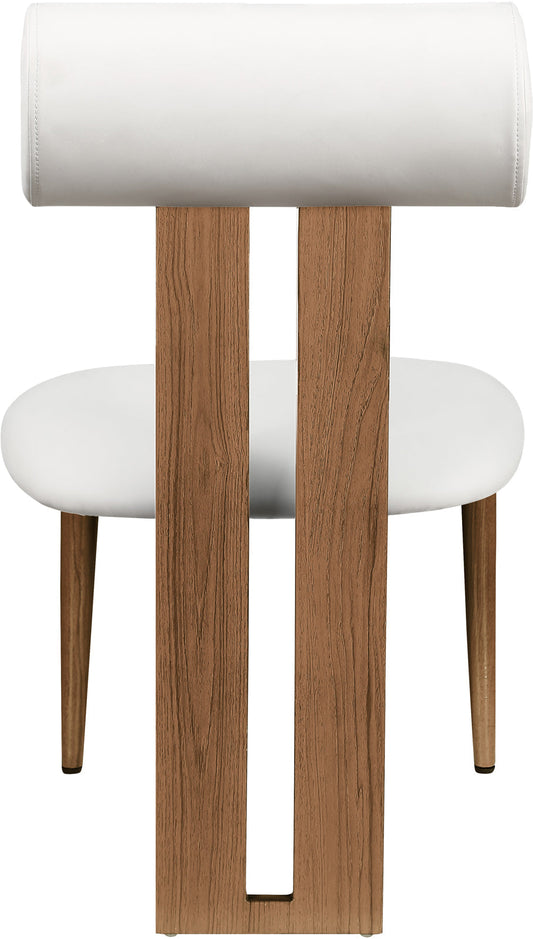 Dario Dining Chairs - Set of 2 Contemporary Vegan Leather Design with Comfort and Style