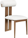 Dario Dining Chairs - Set of 2 Contemporary Vegan Leather Design with Comfort and Style