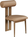 Dario Dining Chairs - Set of 2 Contemporary Vegan Leather Design with Comfort and Style